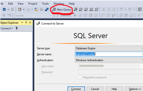 connect sqlserver in the single mode using Management Studio 