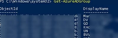 Get-AzureADGroup - list Azure Active Directory groups 