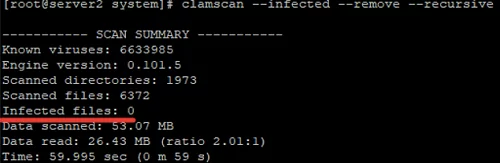 clamscan - How to scan for viruses with ClamAV? 