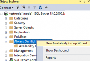 Configuring Always-On High Availability Groups on SQL Server | Windows ...