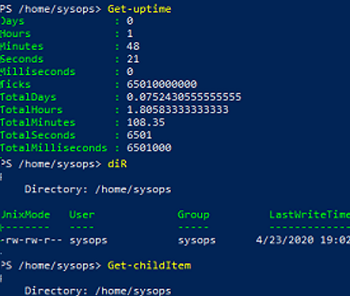getting started with PowerShell on Linux
