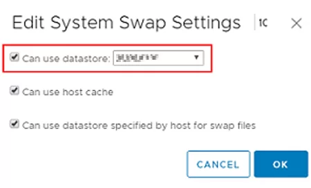 VMware ESXi: Configuring Host Swap Cache on VMFS datastore