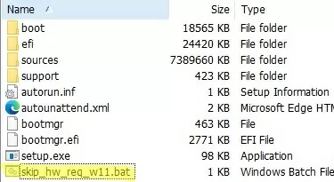 Add BAT file to Windows 11 image