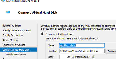add virtual disk to windows 11 vm