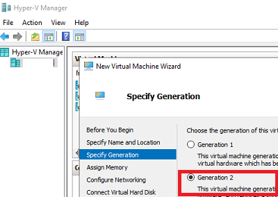 create windows 11 hyper v generation 2 VM