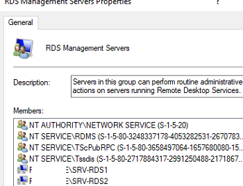 RDS Management Servers (local security group)