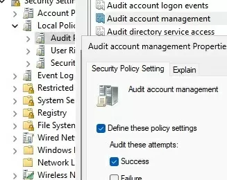 GPO: enable audit of user password change events in Active Directoryad