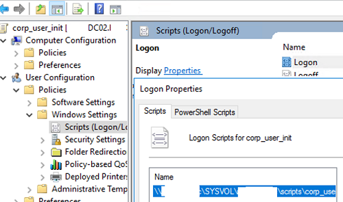 GPO: Run a logon script once a new user logs on 