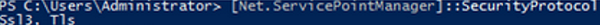 powershell check for security protocols enabled