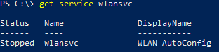checking WlanSvc on Windows Server