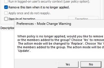 Remove this item when it is no longer applied