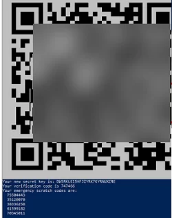 generate google-authenticator QR code in Linux console