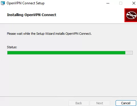 install OpenVPN Client Connect for Windows 