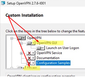 Install OpenVPN client on Windows machine