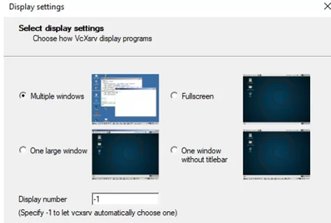 install VcXsrv Windows X Server 