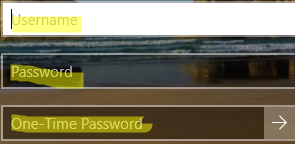 Login Windows using credentials and one-time password