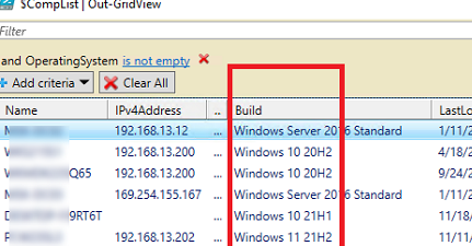 Windows Versions and Builds in Active Directory | Windows OS Hub
