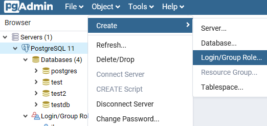 Postgresql Add Role To Group