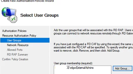 select security group allowed to connect RDS