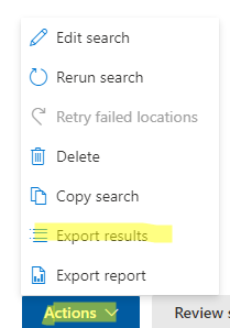 export result