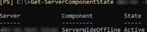 exchange maintenance mode script