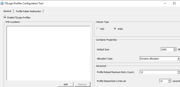 ConfigurationTool.exe - FSLogix profiles configuration tool