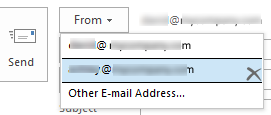 How to send mail on behalf of another user in Outlook?
