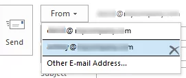 How to send mail on behalf of another user in Outlook?