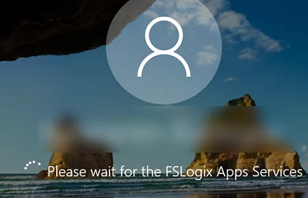 WIndows Server RDS: Please wait for the FSLogix Apps Services