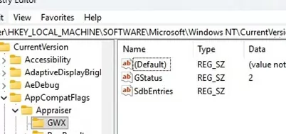 GStatus: check registry for safeguard holds