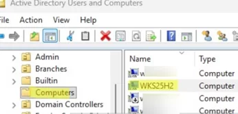 aduc default container for new computer accounts