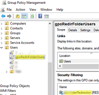 Using Folder Redirection in Group Policy