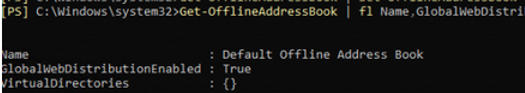Get-OfflineAddressBook | Set-OfflineAddressBook 