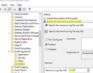Configuring Event Viewer Log Size on Windows | Windows OS Hub