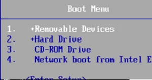 Boot computer from Removable USB flash