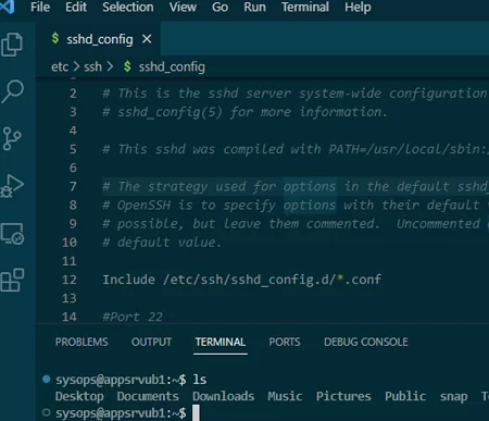 Edit config file on remote Linux host from VSCode