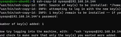 ssh-copy-id - copy keys to ansible hosts
