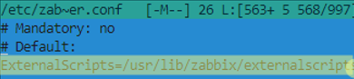 zabbix enable ExternalScripts