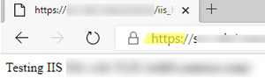 check HTTP to HTTPS redirect