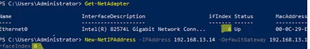 PowerShell: configure network and DNS settings on Windows Server