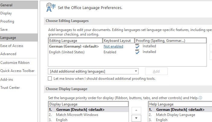 How to Change Language of Microsoft Office
