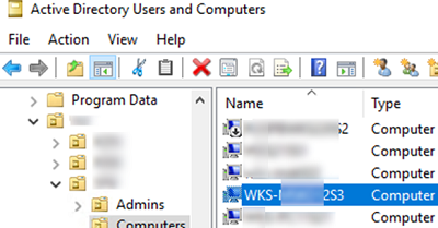 Rename computer in Active Directory OU