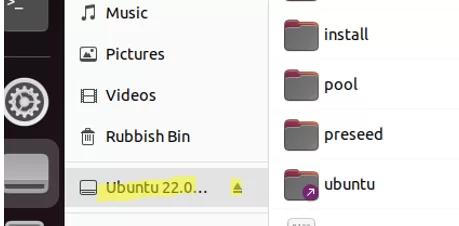 dismount ISO image on Linux Ubuntu