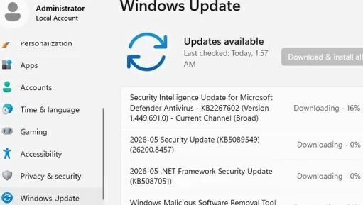 Install the latest Windows updates