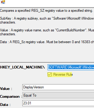 WSUS Reverse rule