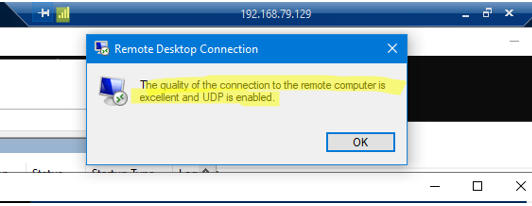 Remote Desktop Protocol: UDP Transport 