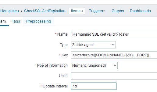 Template: remaining SSL cert validity 