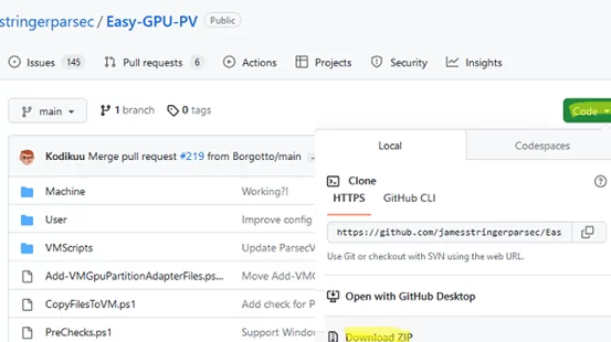 Download Easy-GPU-PV PowerShell script - allows to partition your GPU and assign it to Hyper-V VMs