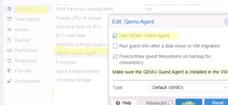 Enable QEMU Guest Agent