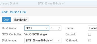 Reconnect virtual drive via VirtIO SCSI controller